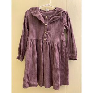 Kate Quinn dress size 4T pretty purple long sleeve